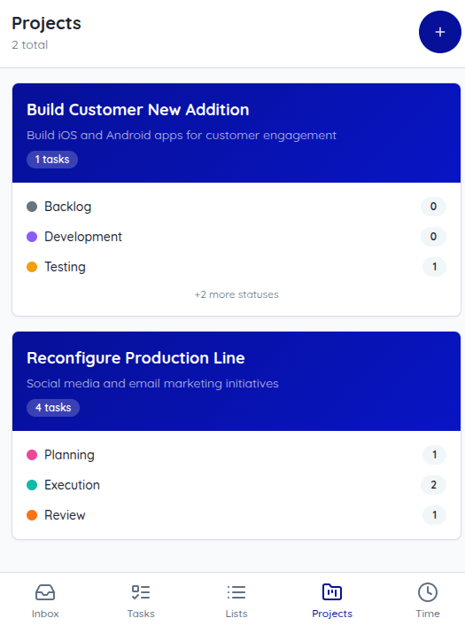 Work Visibility feature